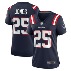 Marcus Jones New England Patriots Women's Game Jersey Navy - Nike