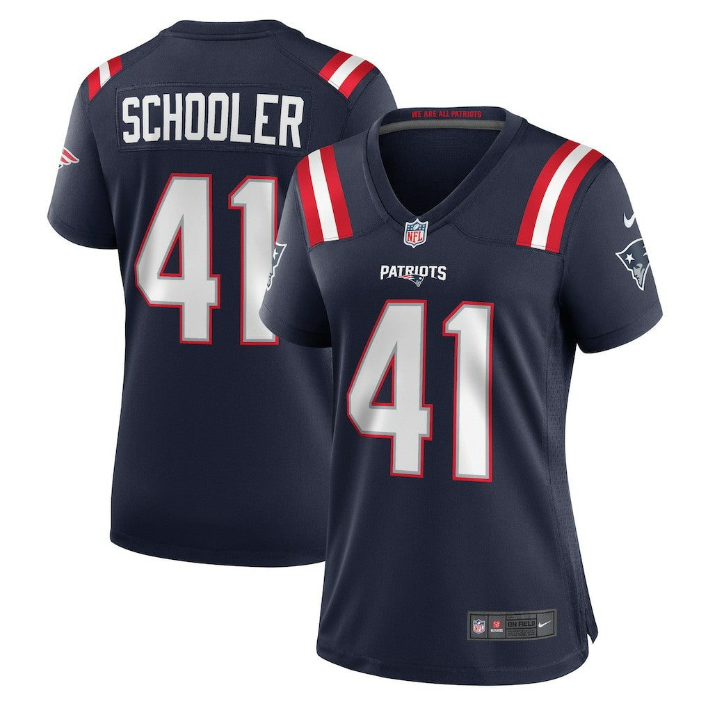Brenden Schooler New England Patriots Women's Game Jersey Navy - Nike