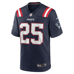 Marcus Jones New England Patriots Game Player Jersey Navy - Nike