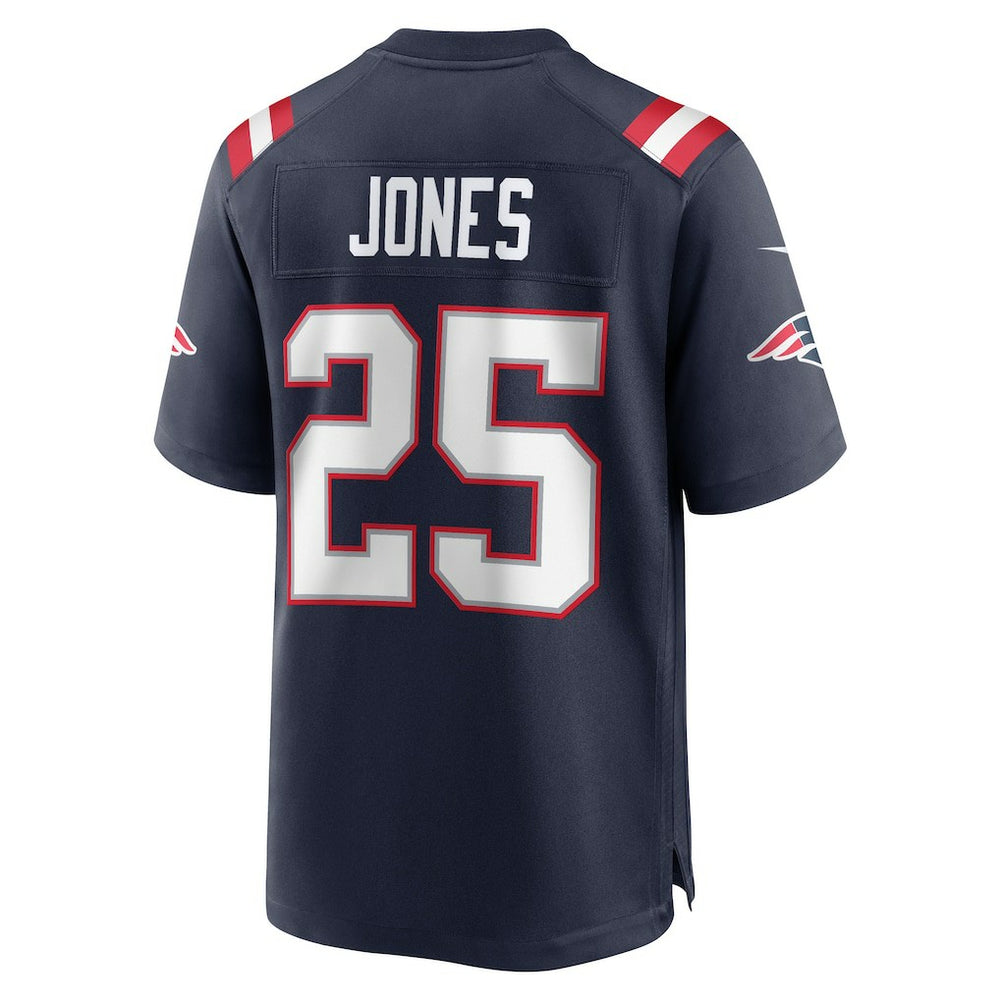 Marcus Jones New England Patriots Game Player Jersey Navy - Nike