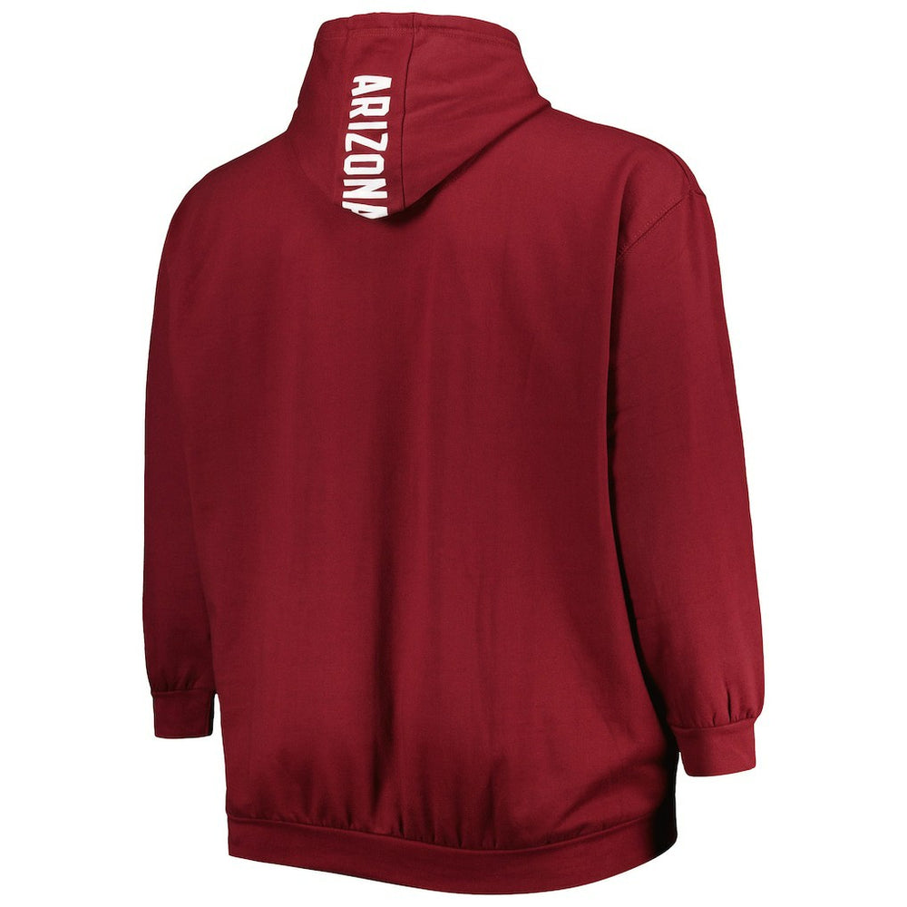 Arizona Cardinals Big & Tall Logo Pullover Hoodie Cardinal - NFL