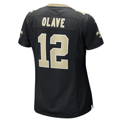 Chris Olave New Orleans Saints Women's Game Player Jersey Black - Nike