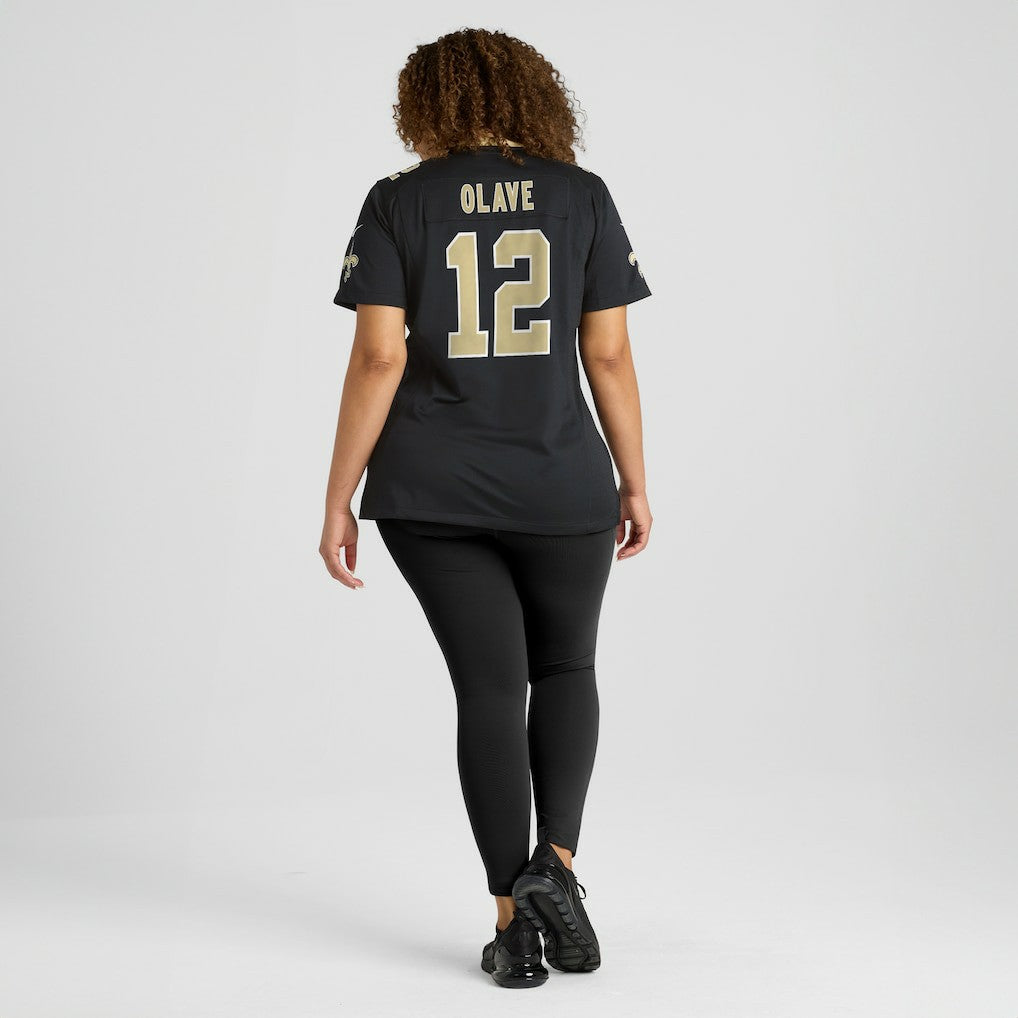 Chris Olave New Orleans Saints Women's Game Player Jersey Black - Nike