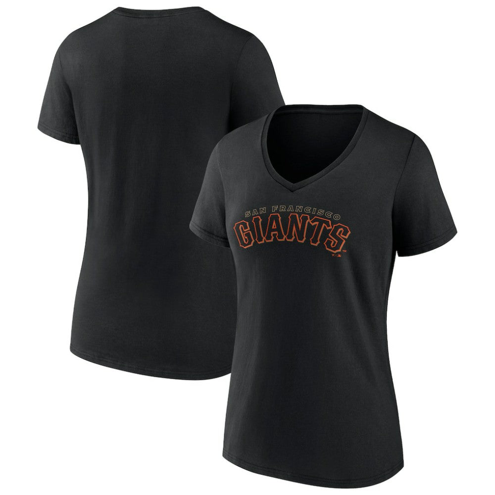 San Francisco Giants Women's Giants Alternate Club Lettering V-Neck T-Shirt for sale