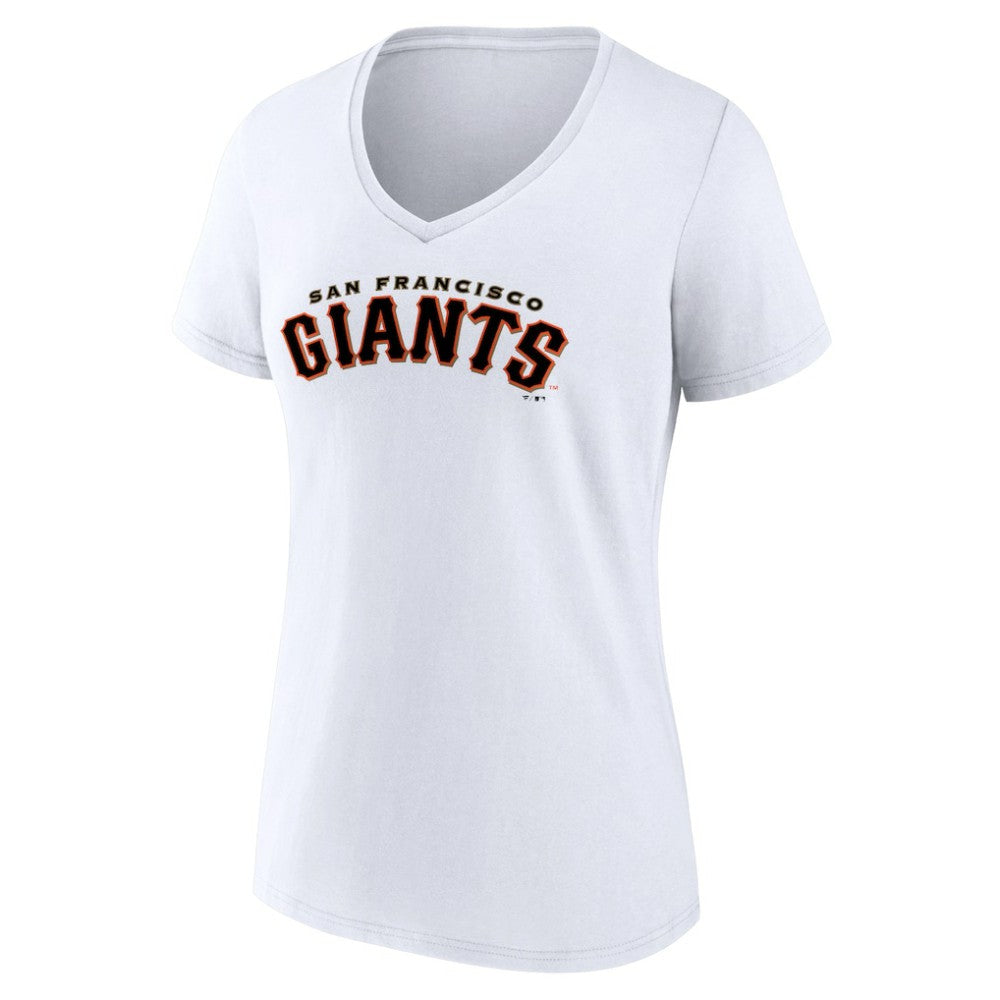 San Francisco Giants Women's Giants Alternate Club Lettering V-Neck T-Shirt Sale