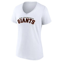 San Francisco Giants Women's Giants Alternate Club Lettering V-Neck T-Shirt Sale