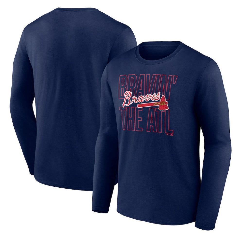 Atlanta Braves Pitch Out Long Sleeve T-Shirt On Sale