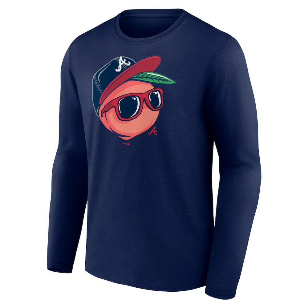 Atlanta Braves Mr. Peach Long Sleeve T-Shirt Lifestyle