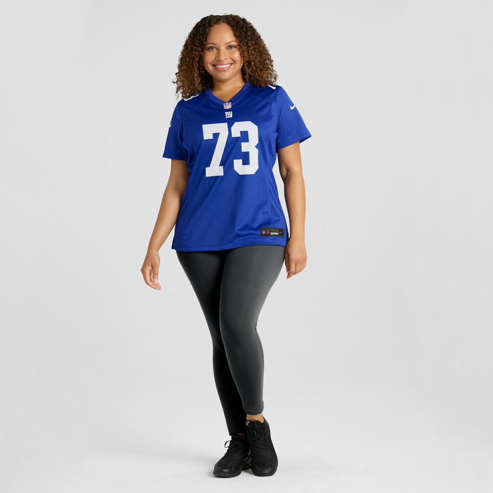 Evan Neal New York Giants Women's Game Player Jersey Royal - Nike