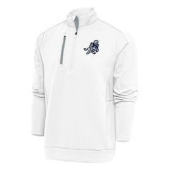Dallas Cowboys Antigua Team Logo Throwback Generation Quarter-Zip Pullover Top White - NFL