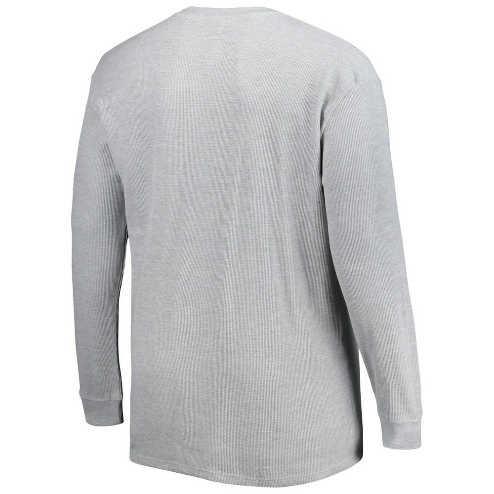 Los Angeles Rams Big & Tall Waffle-Knit Thermal Long Sleeve T-Shirt Heather Gray - NFL