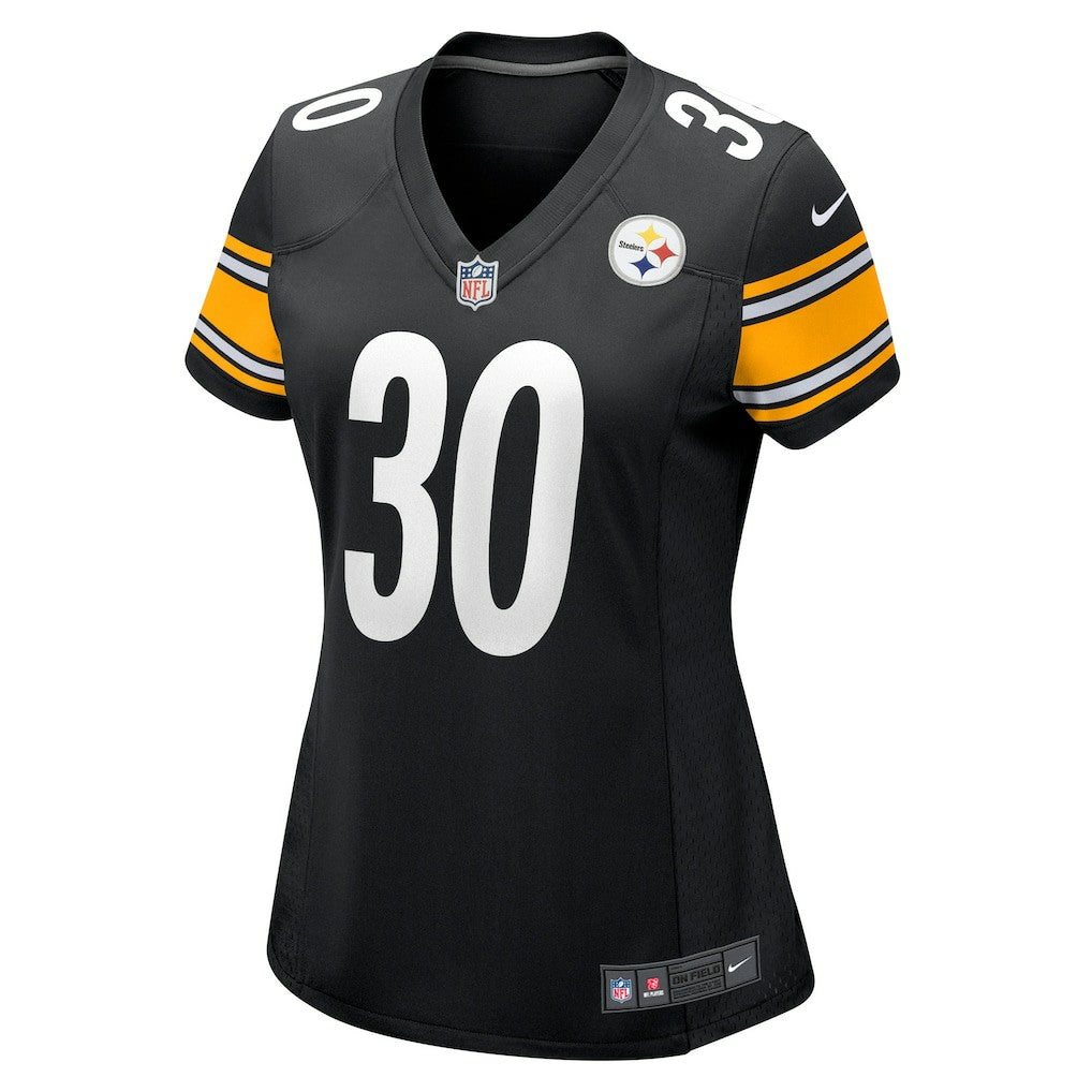 Jaylen Warren Pittsburgh Steelers Women's Game Player Jersey Black - Nike