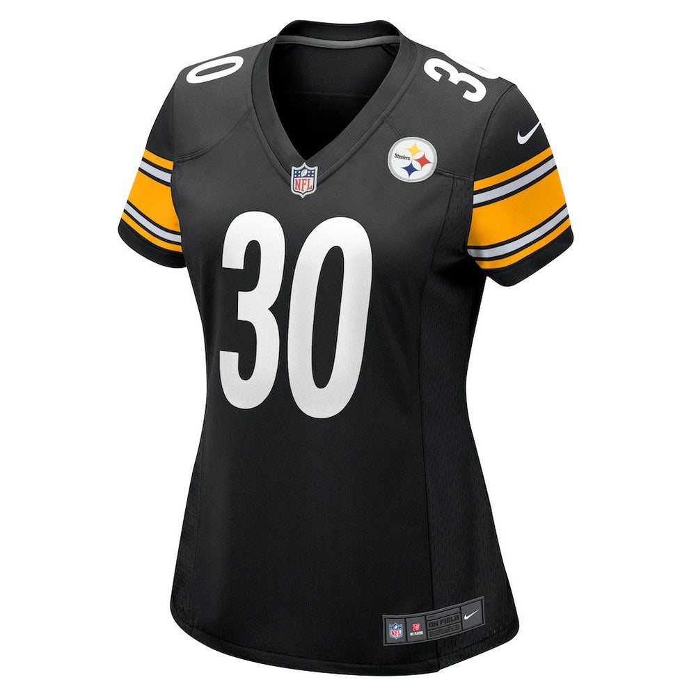 Jaylen Warren Pittsburgh Steelers Women's Game Player Jersey Black - Nike