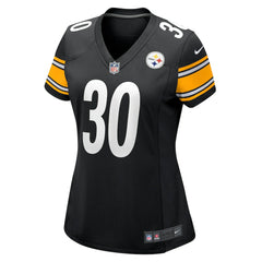 Jaylen Warren Pittsburgh Steelers Women's Game Player Jersey Black - Nike