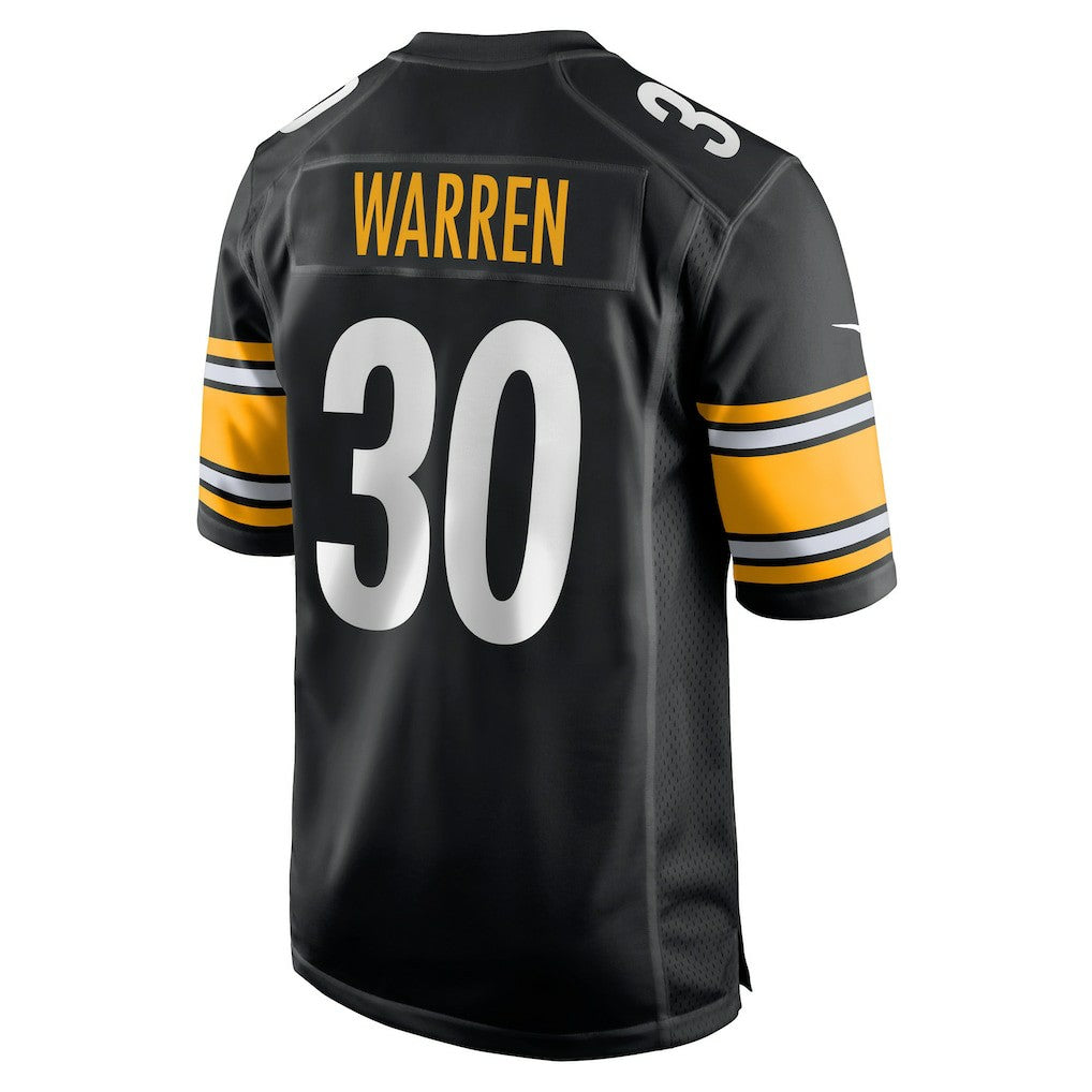 Jaylen Warren Pittsburgh Steelers Game Player Jersey - Black | NFL Jerseys