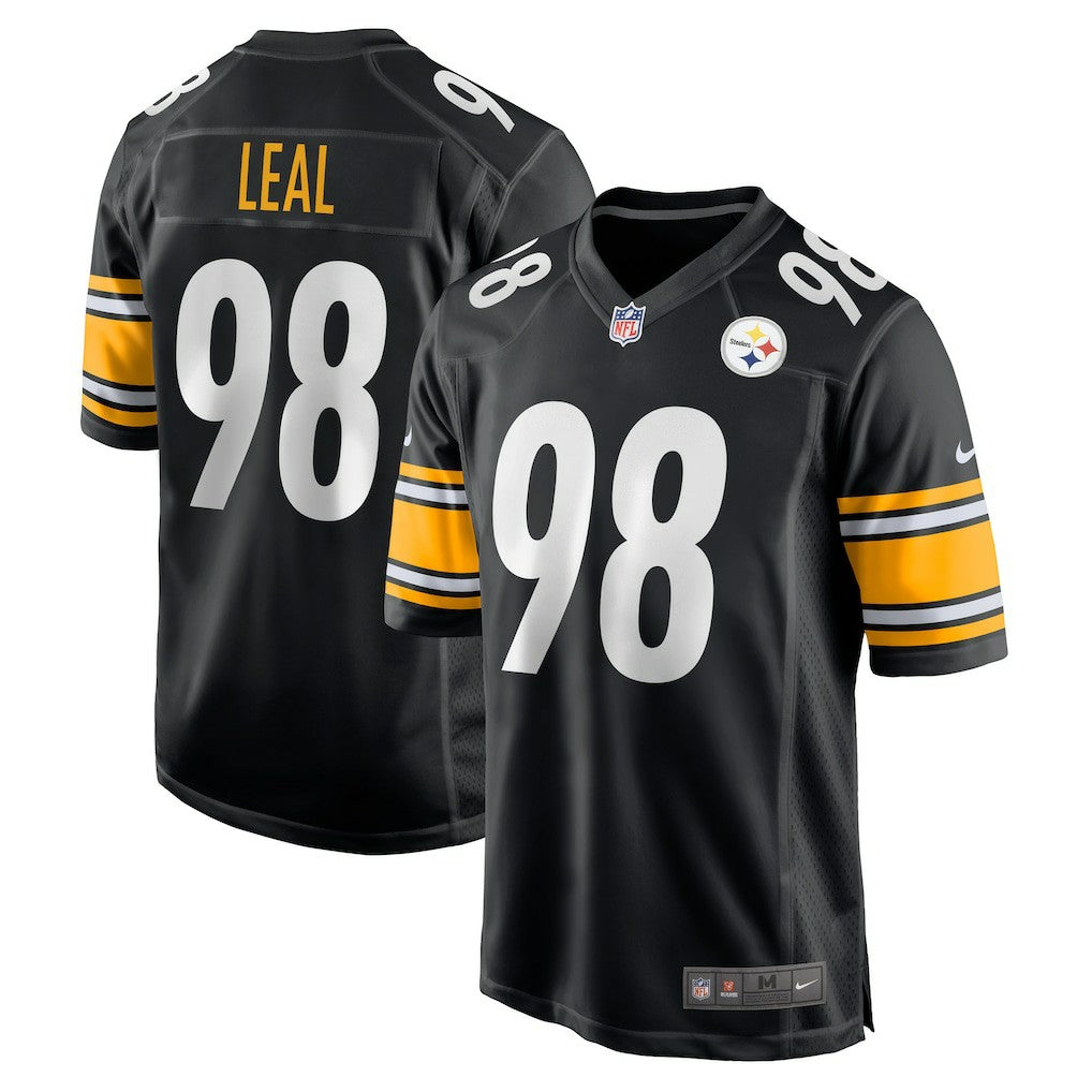 DeMarvin Leal Pittsburgh Steelers Game Player Jersey Black - Nike