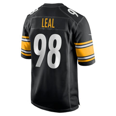 DeMarvin Leal Pittsburgh Steelers Game Player Jersey Black - Nike