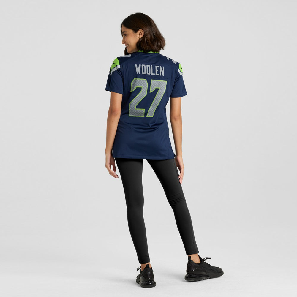 Riq Woolen Seattle Seahawks Women's Team Game Jersey College Navy - Nike