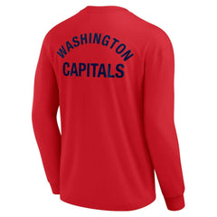 Washington Capitals Fanatics Unisex Elements Super Soft Long Sleeve T-Shirt Red