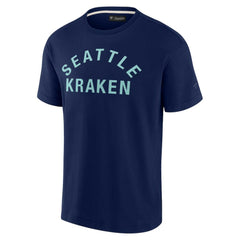 Seattle Kraken Fanatics Unisex Elements Super Soft Short Sleeve T-Shirt Navy