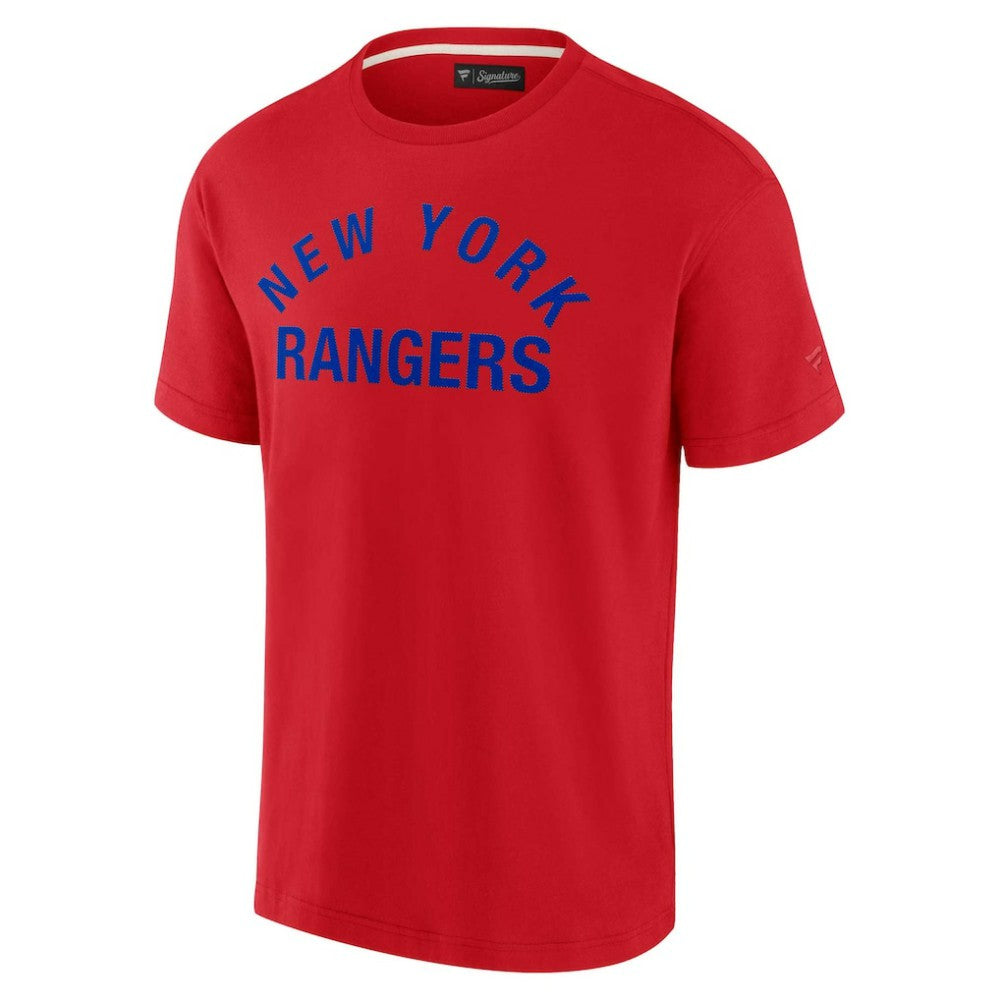 New York Rangers Fanatics Unisex Elements Super Soft Short Sleeve T-Shirt Red