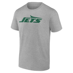 New York Jets Primary Logo T-Shirt Heather Gray - Fanatics
