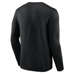 Philadelphia Eagles Primary Team Logo Long Sleeve T-Shirt Black - NFL