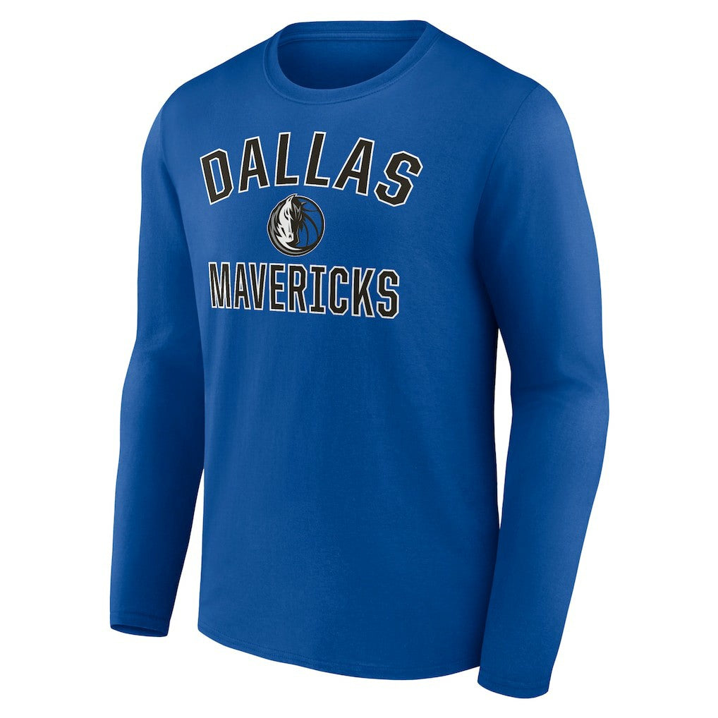 NBA - Dallas Mavericks Victory Arch Team Long Sleeve T-Shirt - Royal
