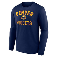 NBA - Denver Nuggets Victory Arch Team Long Sleeve T-Shirt - Navy