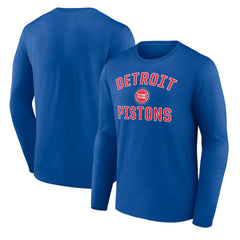 NBA - Detroit Pistons Victory Arch Team Long Sleeve T-Shirt - Royal