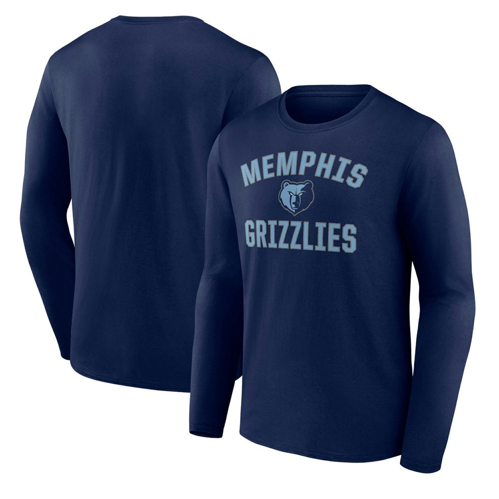 NBA - Memphis Grizzlies Victory Arch Team Long Sleeve T-Shirt - Navy