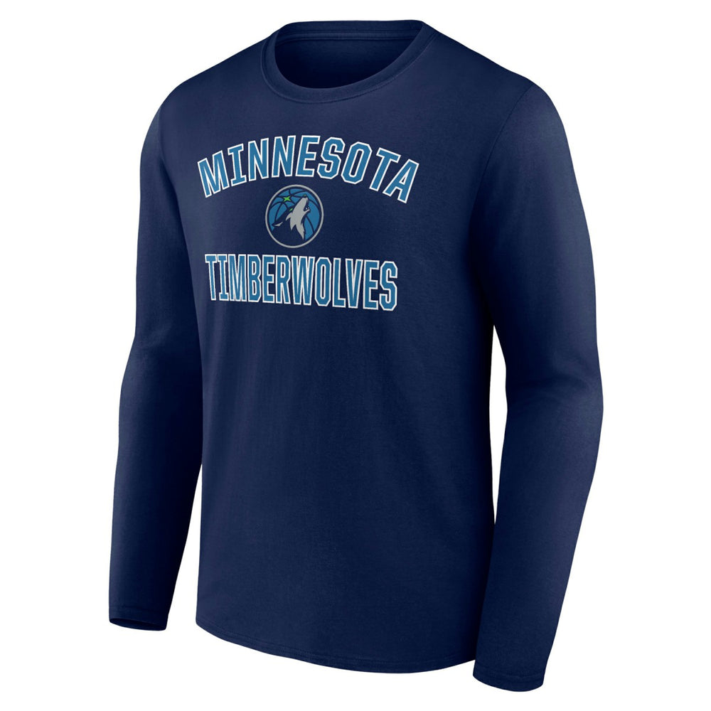 NBA - Minnesota Timberwolves Victory Arch Team Long Sleeve T-Shirt - Navy