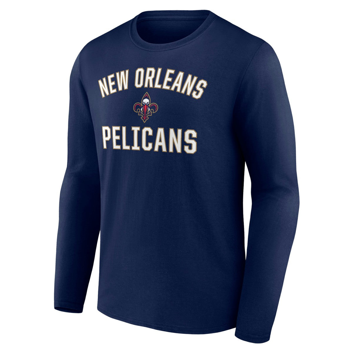 NBA - New Orleans Pelicans Victory Arch Team Long Sleeve T-Shirt - Navy