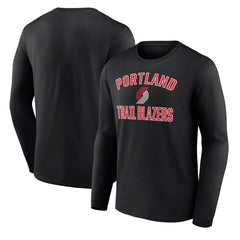 NBA - Portland Trail Blazers Victory Arch Team Long Sleeve T-Shirt - Black