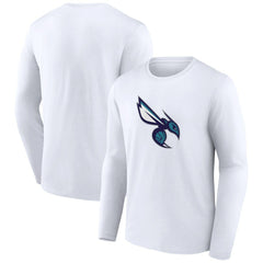 NBA - Charlotte Hornets Alternate Logo Long Sleeve T-Shirt - White