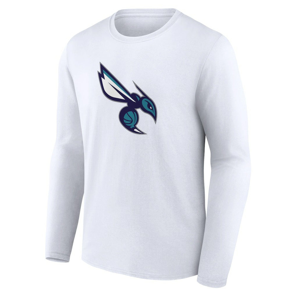 NBA - Charlotte Hornets Alternate Logo Long Sleeve T-Shirt - White