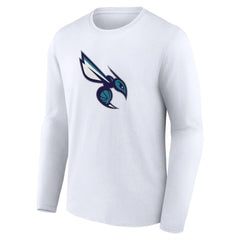 NBA - Charlotte Hornets Alternate Logo Long Sleeve T-Shirt - White