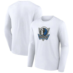 NBA - Dallas Mavericks Alternate Logo Long Sleeve T-Shirt - White