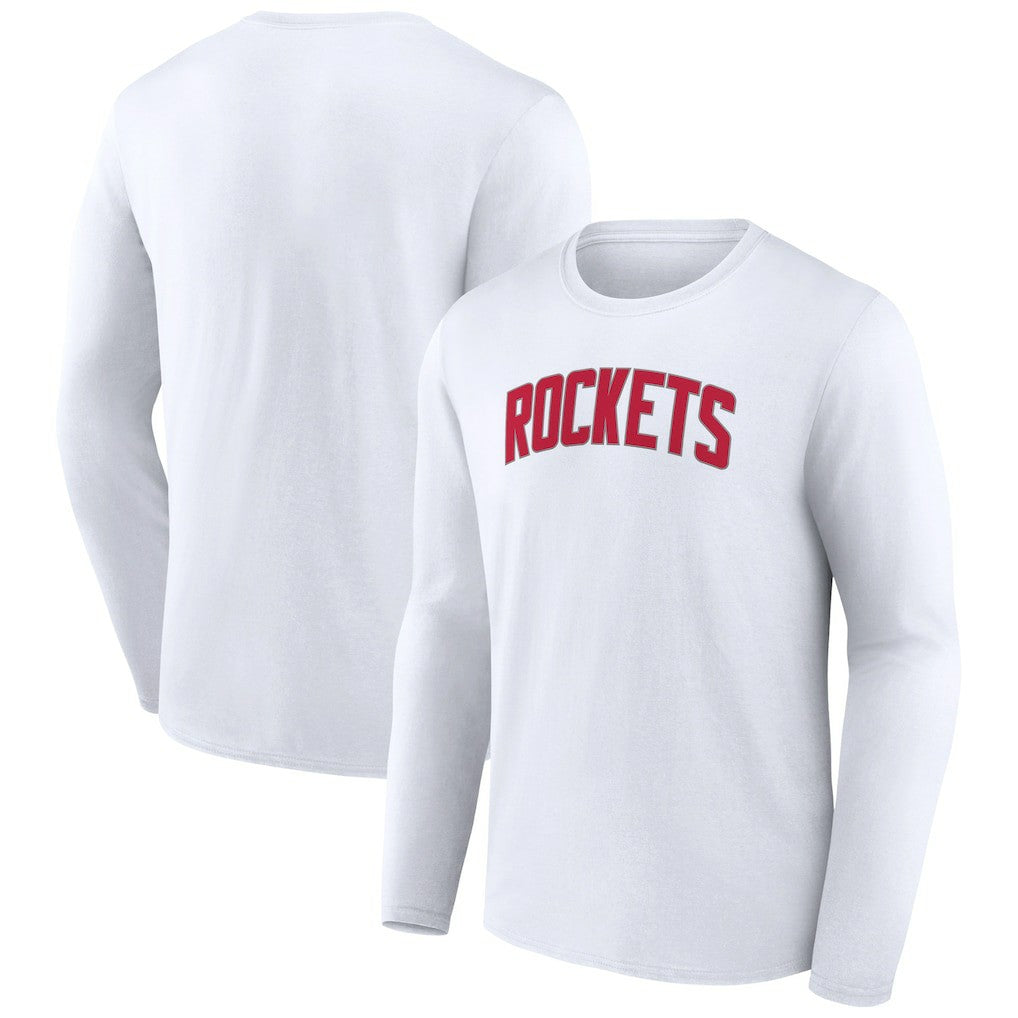 NBA - Houston Rockets Alternate Logo Long Sleeve T-Shirt - White