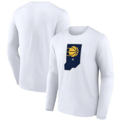 NBA - Indiana Pacers Alternate Logo Long Sleeve T-Shirt - White