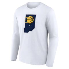 NBA - Indiana Pacers Alternate Logo Long Sleeve T-Shirt - White