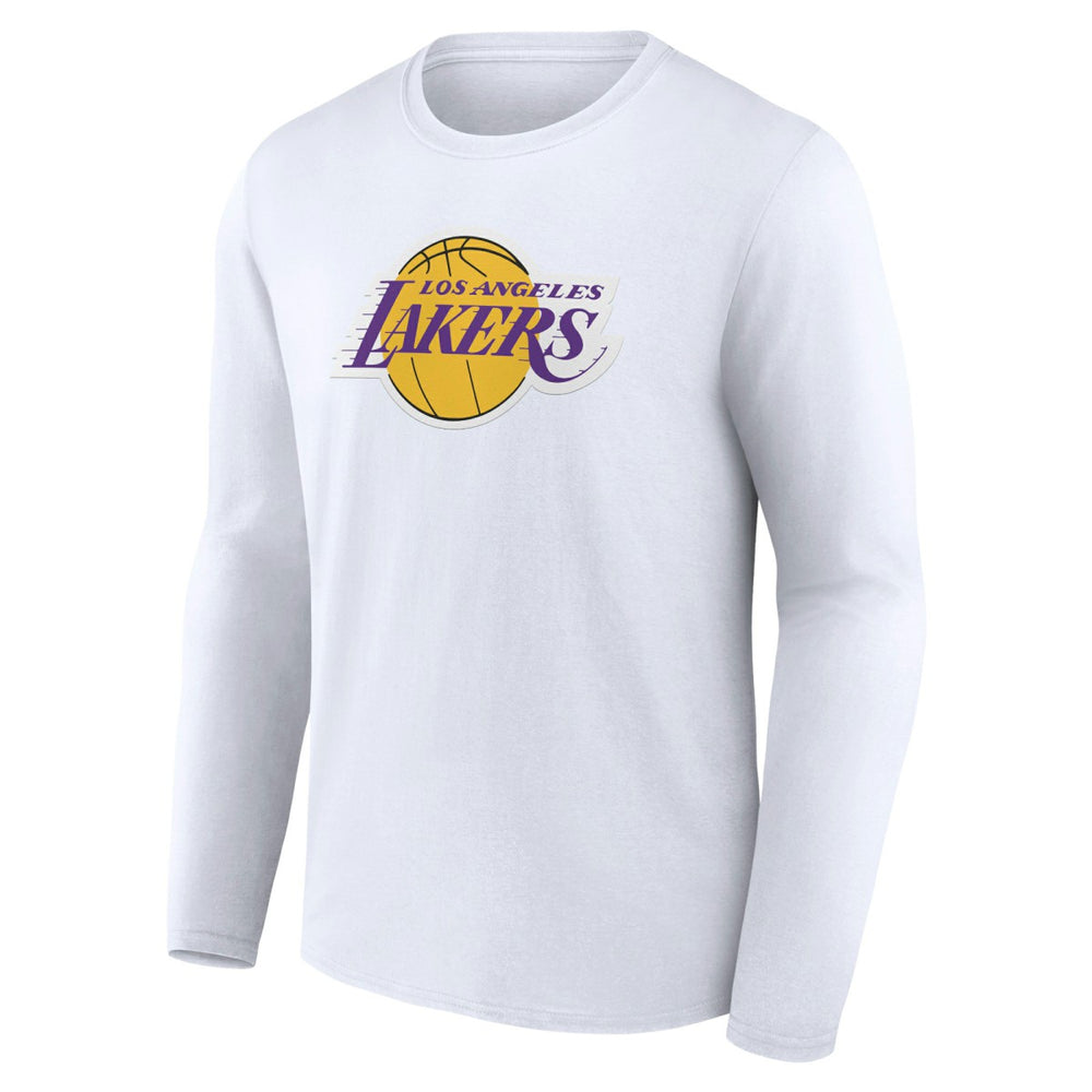 NBA - Los Angeles Lakers Alternate Logo Long Sleeve T-Shirt - White