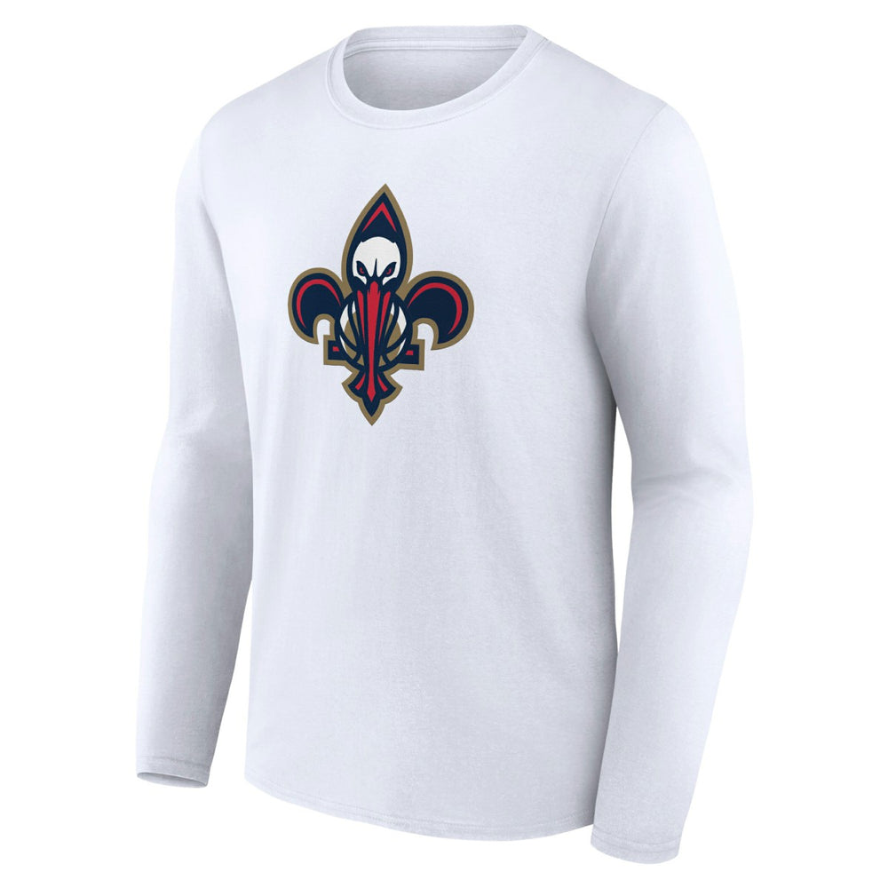 NBA - New Orleans Pelicans Alternate Logo Long Sleeve T-Shirt - White