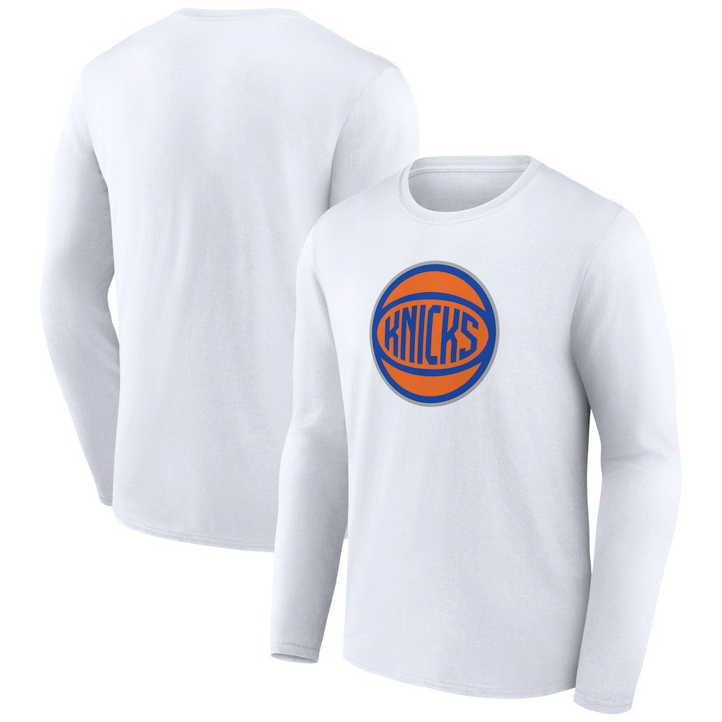 NBA - New York Knicks Alternate Logo Long Sleeve T-Shirt - White