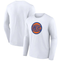 NBA - New York Knicks Alternate Logo Long Sleeve T-Shirt - White