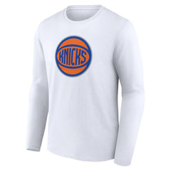 NBA - New York Knicks Alternate Logo Long Sleeve T-Shirt - White