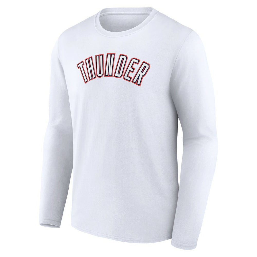 NBA - Oklahoma City Thunder Alternate Logo Long Sleeve T-Shirt - White