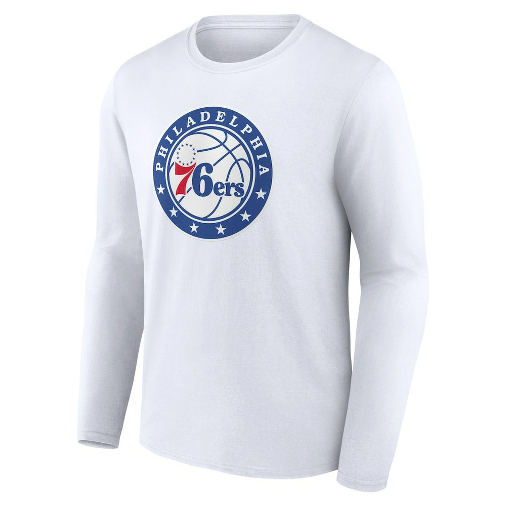 NBA - Philadelphia 76ers Alternate Logo Long Sleeve T-Shirt - White