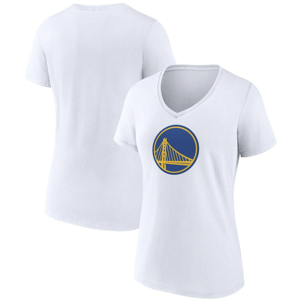 NBA - Golden State Warriors Women's Alternate Logo V-Neck T-Shirt - White