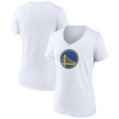 NBA - Golden State Warriors Women's Alternate Logo V-Neck T-Shirt - White